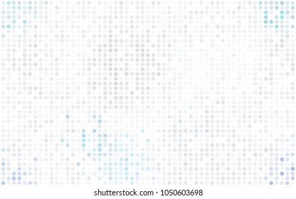 Dark Red vector red pattern of geometric circles, shapes. Colorful mosaic banner. Geometric background with colored disks.
