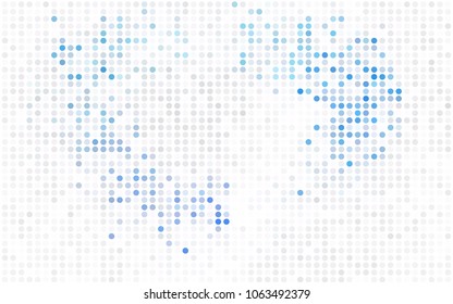 Dark Red vector red pattern of geometric circles, shapes. Colorful mosaic banner. Geometric background with colored disks.