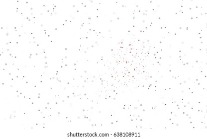 Dark Red vector red pattern of geometric circles, shapes. Colorful mosaic banner. Geometric background with colored disks.