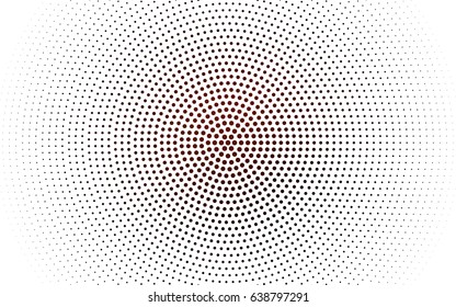 Dark Red vector pattern of geometric circle shapes. Colorful mosaic banner. Geometric background with colored disks.