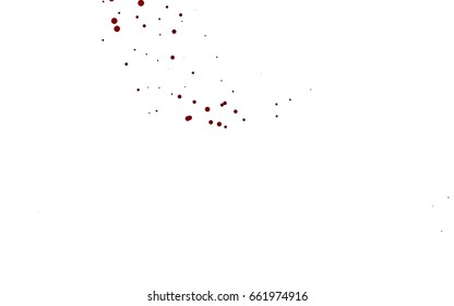 Dark Red vector red pattern of geometric circles, shapes. Colorful mosaic banner. Geometric background with colored disks.