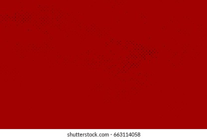 Dark Red vector red pattern of geometric circles, shapes. Colorful mosaic banner. Geometric background with colored disks.