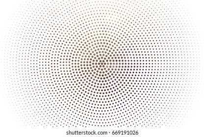 Dark Red vector pattern of geometric circle shapes. Colorful mosaic banner. Geometric background with colored disks.