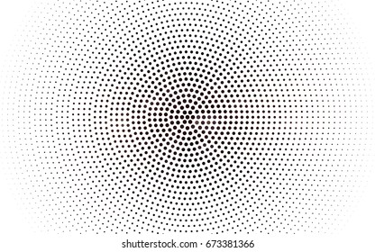 Dark Red vector pattern of geometric circle shapes. Colorful mosaic banner. Geometric background with colored disks.