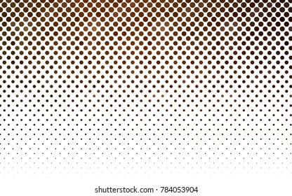 Dark Red vector red pattern of geometric circles, shapes. Colorful mosaic banner. Geometric background with colored disks.