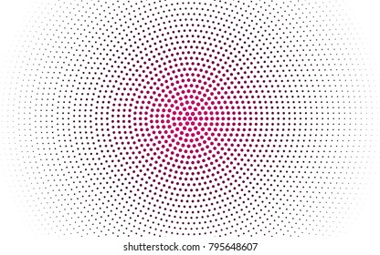 Dark Red vector pattern of geometric circle shapes. Colorful mosaic banner. Geometric background with colored disks.