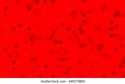 Dark Red vector pattern. Hexagonal template. Geometric sample. Repeating hexagon shapes. Brand-New texture for your design. Pattern can be used for background