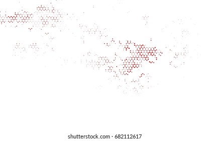 Dark Red vector pattern. Hexagonal template. Geometric sample. Repeating hexagon shapes. Brand-New texture for your design. Pattern can be used for background