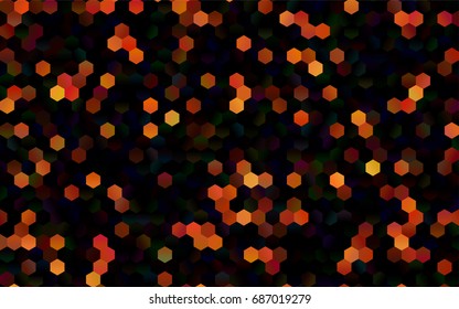 Dark Red vector pattern. Hexagonal template. Geometric sample. Repeating hexagon shapes. Brand-New texture for your design. Pattern can be used for background