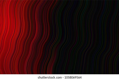 Dark Red vector pattern with lamp shapes. Geometric illustration in marble style with gradient.  Textured wave pattern for backgrounds.