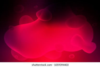 Dark Red vector pattern with lamp shapes. Glitter abstract illustration with wry lines. The best blurred design for your business.