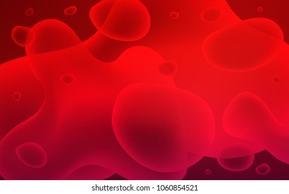 Dark Red vector pattern with lamp shapes. Shining illustration, which consist of blurred lines, circles. The elegant pattern for brand book.