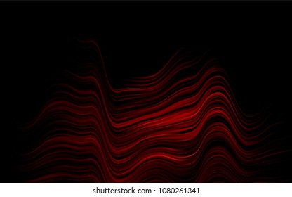 Dark Red vector pattern with lamp shapes. A vague circumflex abstract illustration with gradient. Pattern for your business design.