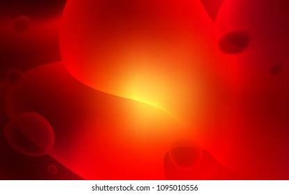 Dark Red vector pattern with lamp shapes. Shining crooked illustration in memphis style. A completely new memphis design for your business.
