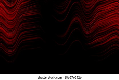 Dark Red vector pattern with lava shapes. Glitter abstract illustration with wry lines. A completely new marble design for your business.
