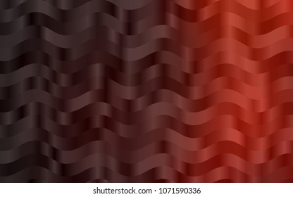 Dark Red vector pattern with lava shapes. Shining illustration, which consist of blurred lines, circles. Pattern for your business design.