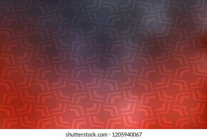 Dark Red vector pattern with lava shapes. Blurred geometric sample with gradient bubbles.  The elegant pattern for brand book.