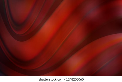 Dark Red vector pattern with lava shapes. Creative geometric illustration in marble style with gradient. Textured wave pattern for backgrounds.