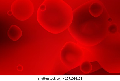 Dark Red vector pattern with lava shapes. Modern gradient abstract illustration with bandy lines. A new texture for your  ad, booklets, leaflets.