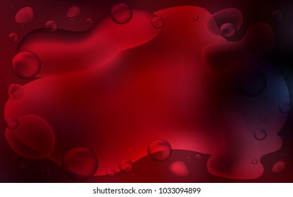 Dark Red vector pattern with lines, ovals. Modern gradient abstract illustration with bandy lines. The best blurred design for your business.