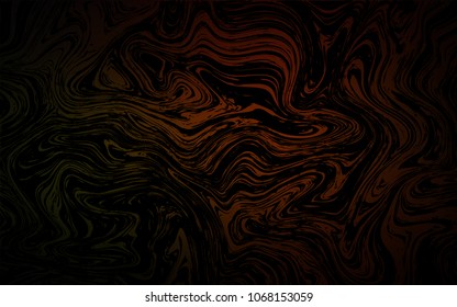 Dark Red vector pattern with lines, ovals. Shining illustration, which consist of blurred lines, circles. A new texture for your  ad, booklets, leaflets.