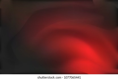 Dark Red vector pattern with lines, ovals. An elegant bright illustration with gradient. Brand-new design for your ads, poster, banner.