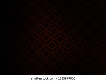 Dark Red vector pattern with lines, rectangles. Colorful lines, squares on abstract background with gradient. Backdrop for TV commercials.