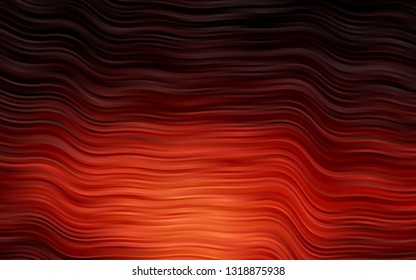 Dark Red vector pattern with lines, ovals. Geometric illustration in marble style with gradient.  A completely new marble design for your business.