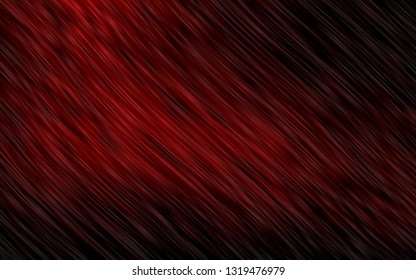 Dark Red vector pattern with lines, ovals. Geometric illustration in marble style with gradient.  Brand new design for your ads, poster, banner.