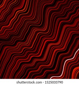 Dark Red vector pattern with lines. Geometric illustration in abstract style with gradient.  A completely new template for your design.