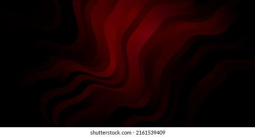 Dark Red vector pattern with lines. Abstract gradient illustration with wry lines. Pattern for ads, commercials.