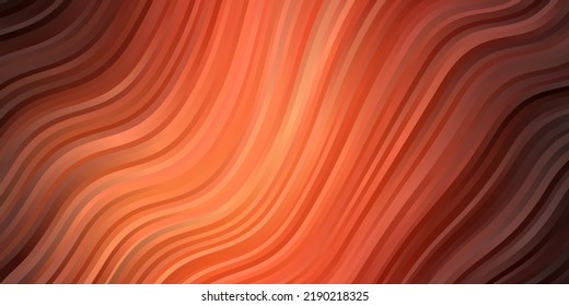 Dark Red vector pattern with lines. Gradient illustration in simple style with bows. Pattern for websites, landing pages.