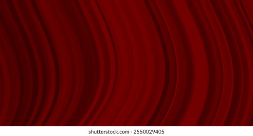 Dark Red vector pattern with lines. Abstract illustration with bandy gradient lines. Design for your business promotion.