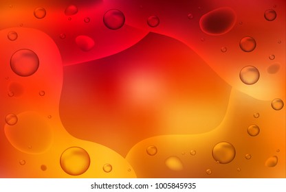 Dark Red vector pattern with liquid shapes. Creative illustration in halftone memphis style with gradient. Memphis design for your web site.