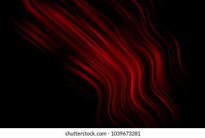 Dark Red vector pattern with liquid shapes. Colorful abstract illustration with gradient lines. Pattern for your business design.