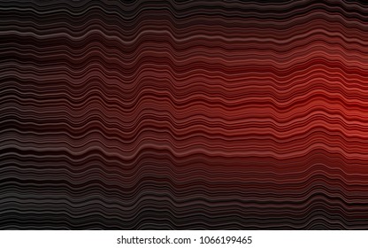 Dark Red vector pattern with liquid shapes. Glitter abstract illustration with wry lines. Pattern for your business design.