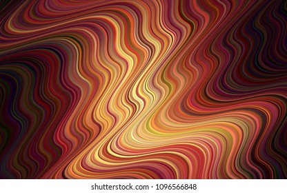 Dark Red vector pattern with liquid shapes. Creative geometric illustration in memphis style with gradient. A completely new memphis design for your business.
