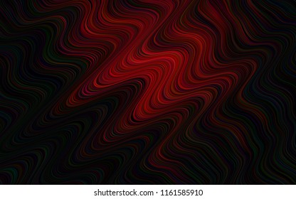 Dark Red vector pattern with liquid shapes. Shining crooked illustration in marble style. Pattern for your business design.