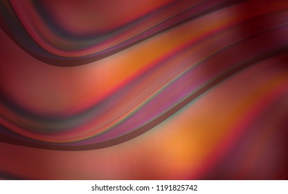 Dark Red vector pattern with liquid shapes. Colorful abstract illustration with gradient lines. Textured wave pattern for backgrounds.