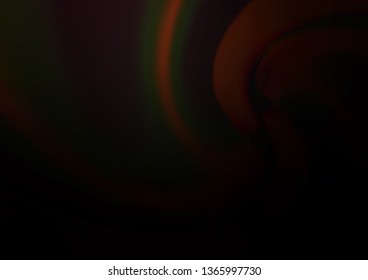 Dark Red vector pattern with liquid shapes. A vague circumflex abstract illustration with gradient. A completely new marble design for your business.