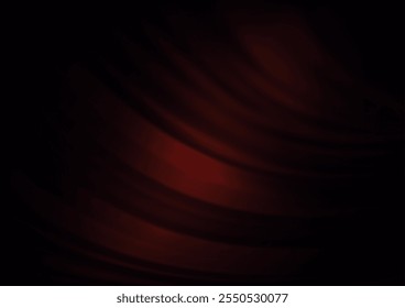 Dark Red vector pattern with liquid shapes. Shining illustration, which consist of blurred lines, circles. Textured wave pattern for backgrounds.