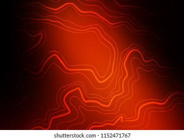 Dark Red vector pattern with narrow lines. Modern geometrical abstract illustration with staves. Smart design for your business advert.