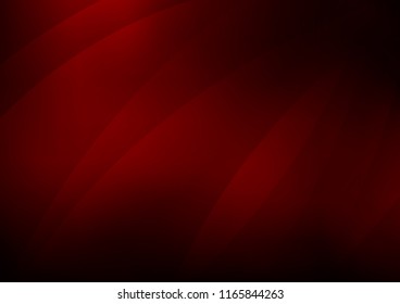 Dark Red vector pattern with narrow lines. Lines on blurred abstract background with gradient. Best design for your ad, poster, banner.