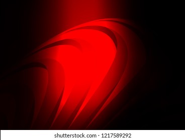 Dark Red vector pattern with narrow lines. Decorative shining illustration with lines on abstract template. The pattern can be used as ads, poster, banner for commercial.