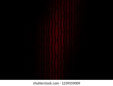 Dark Red vector pattern with narrow lines. Blurred decorative design in simple style with lines. The pattern can be used as ads, poster, banner for commercial.