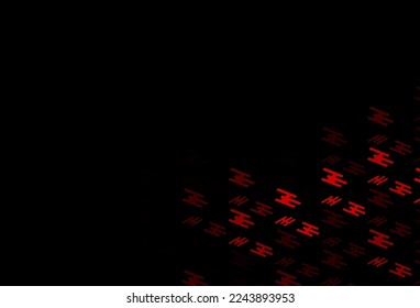 Dark Red vector pattern with narrow lines. Lines on blurred abstract background with gradient. Backdrop for TV commercials.