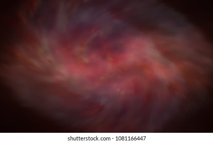 Dark Red vector pattern with night sky stars. Modern abstract illustration with Big Dipper stars. Pattern for futuristic ad, booklets.