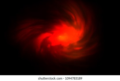 Dark Red vector pattern with night sky stars. Space stars on blurred abstract background with gradient. Pattern for astronomy websites.