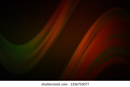 Dark Red vector pattern with night sky stars. Shining colored illustration with bright astronomical stars. Pattern for astrology websites.