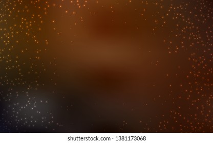 Dark Red vector pattern with night sky stars. Modern abstract illustration with Big Dipper stars. Pattern for astrology websites.